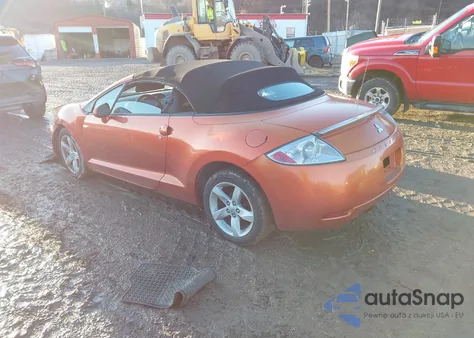 2007 Mitsubishi Eclipse Spyder Gs z USA, uszkodzony, nr VIN 4A3AL25F47E001344